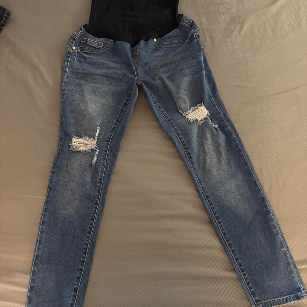 Haute-hippie Women's Blue and Navy Jeans